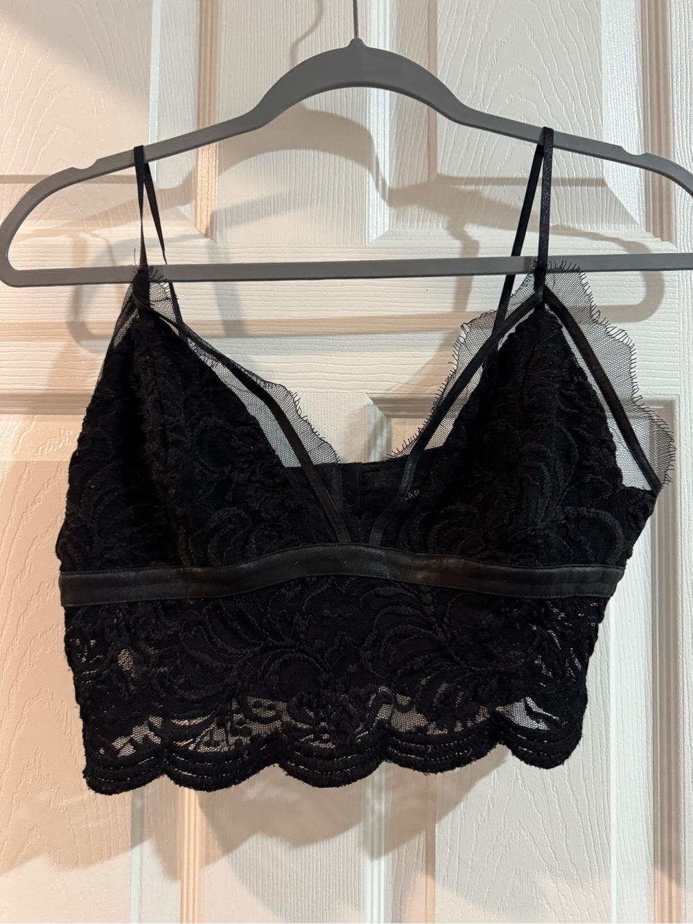 Marciano black lace bustier, bralette, lingerie